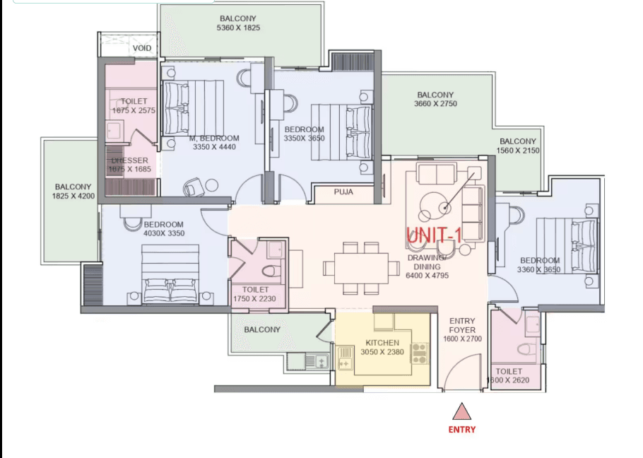 3 BHK Luxury Residence